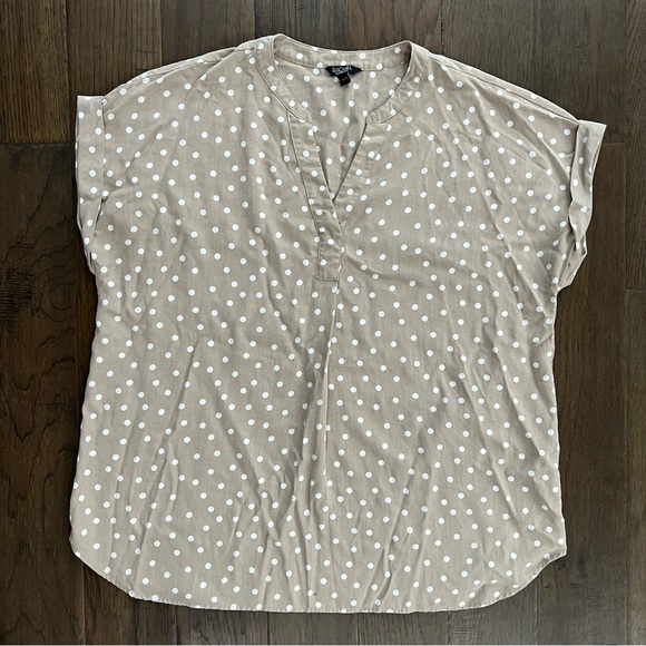 Rachel Roy Polka Dot Sleeveless Top - Picture 9 of 11